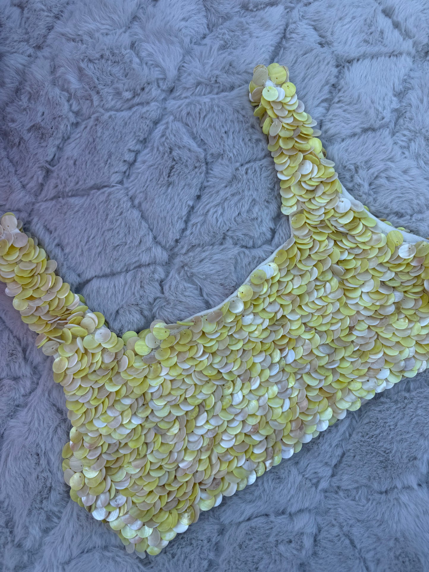 LAYLA CROP TOP | YELLOW & CREAM