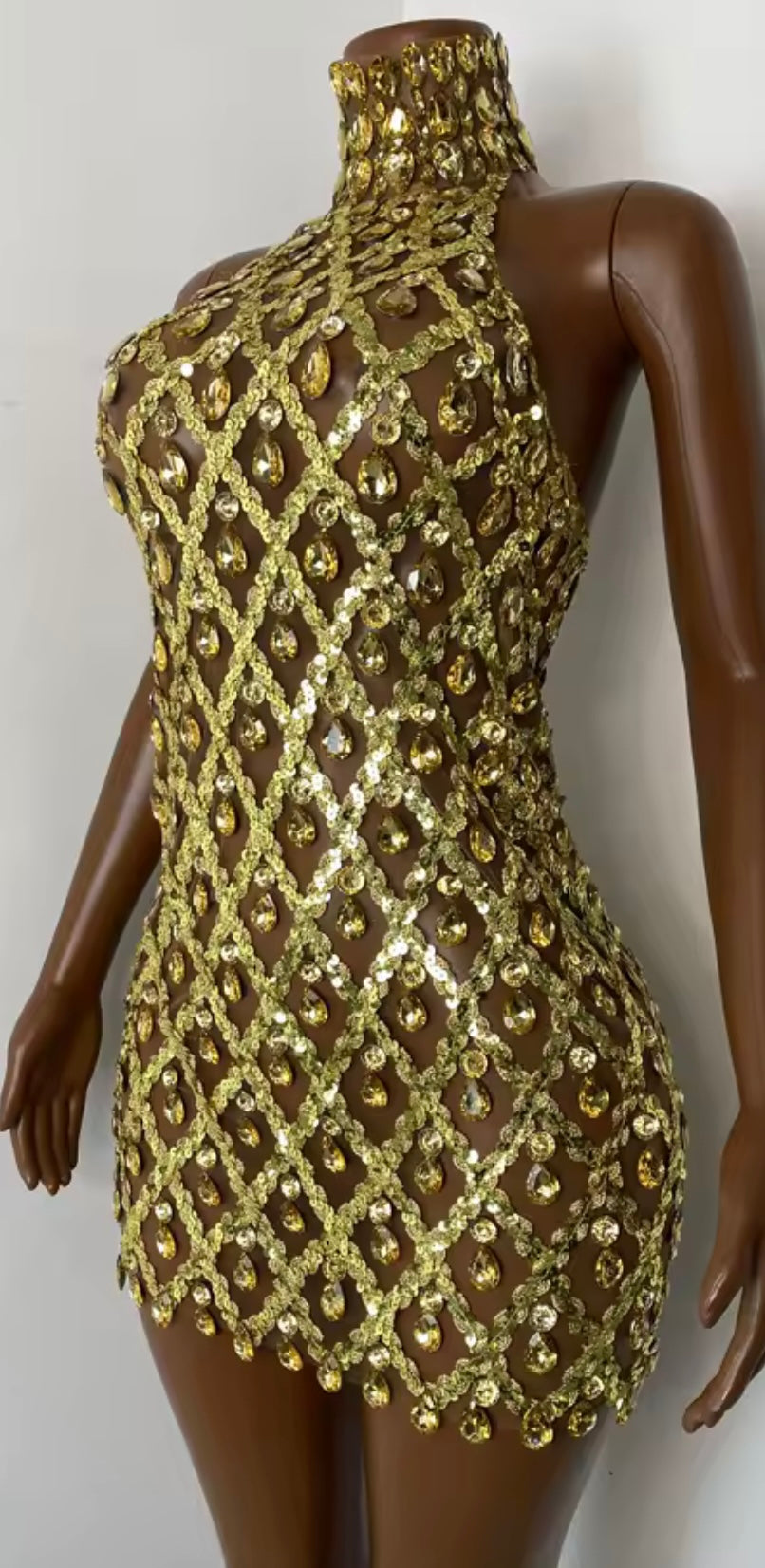 TALLULAH DRESS | GOLD