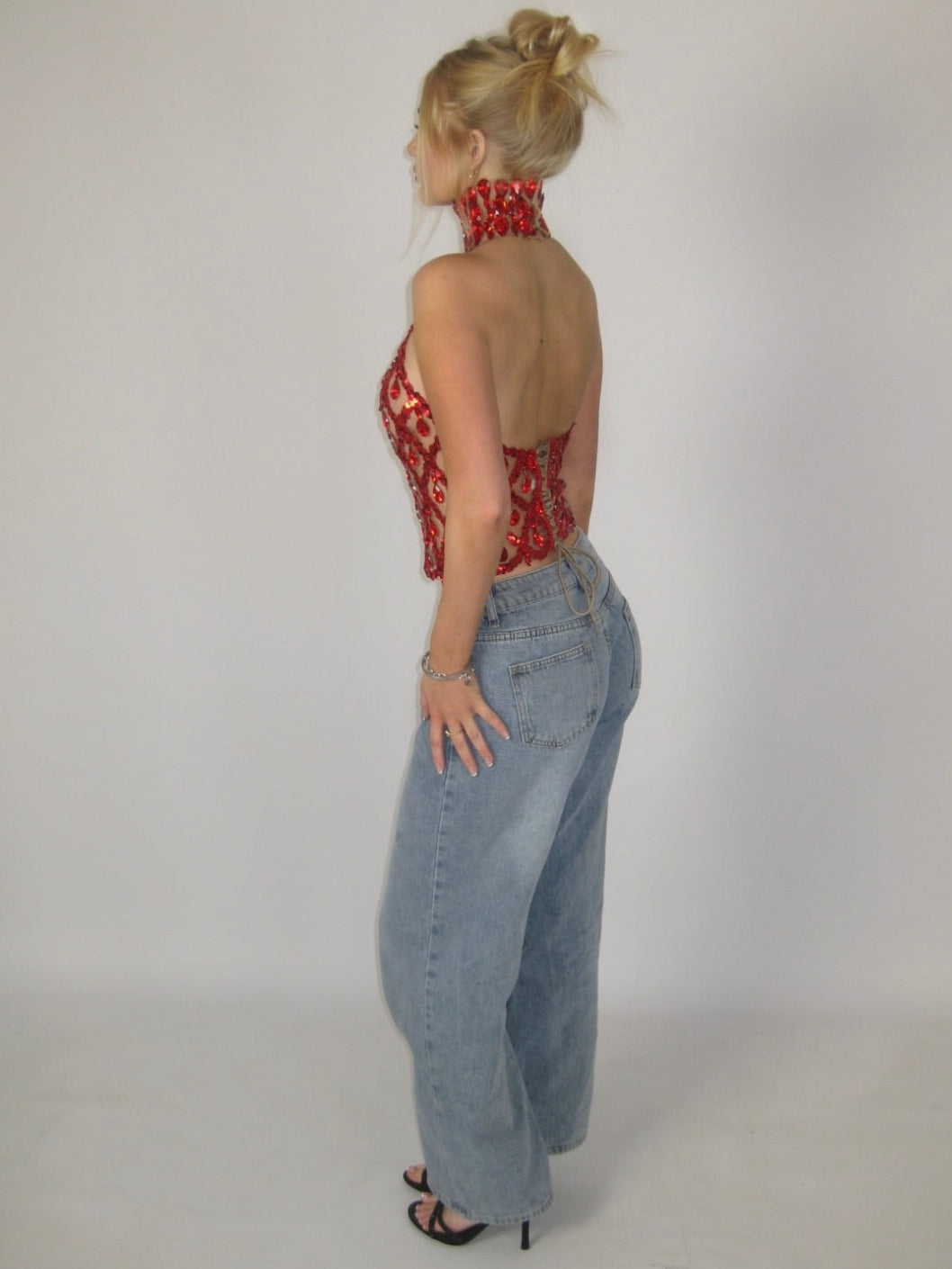 TALLULAH HALTERNECK | RED