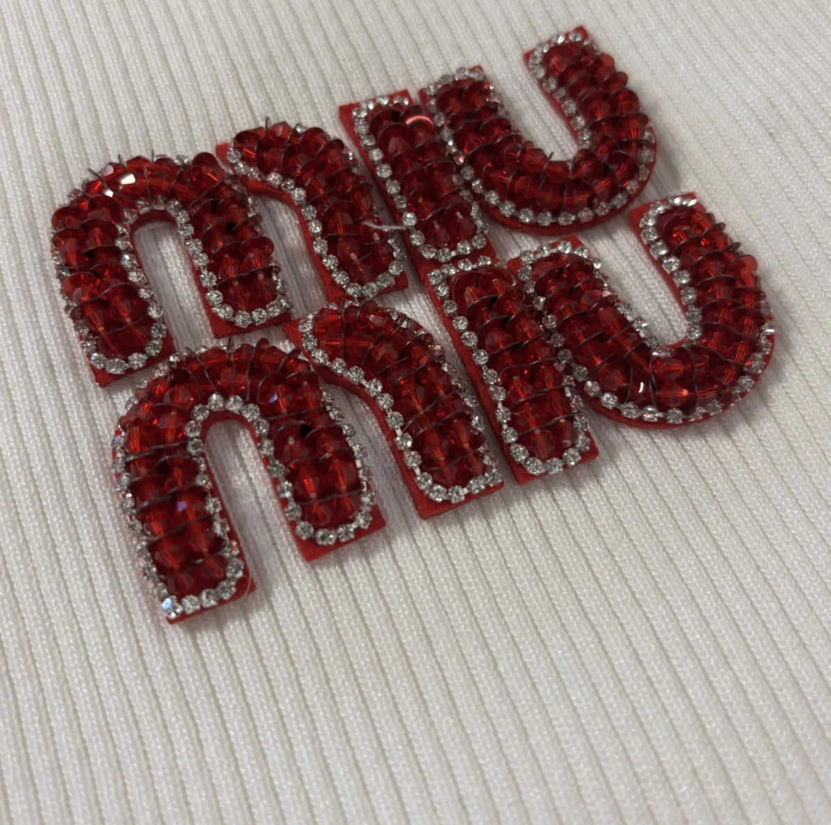 LULU TANK TOP | WHITE & RED