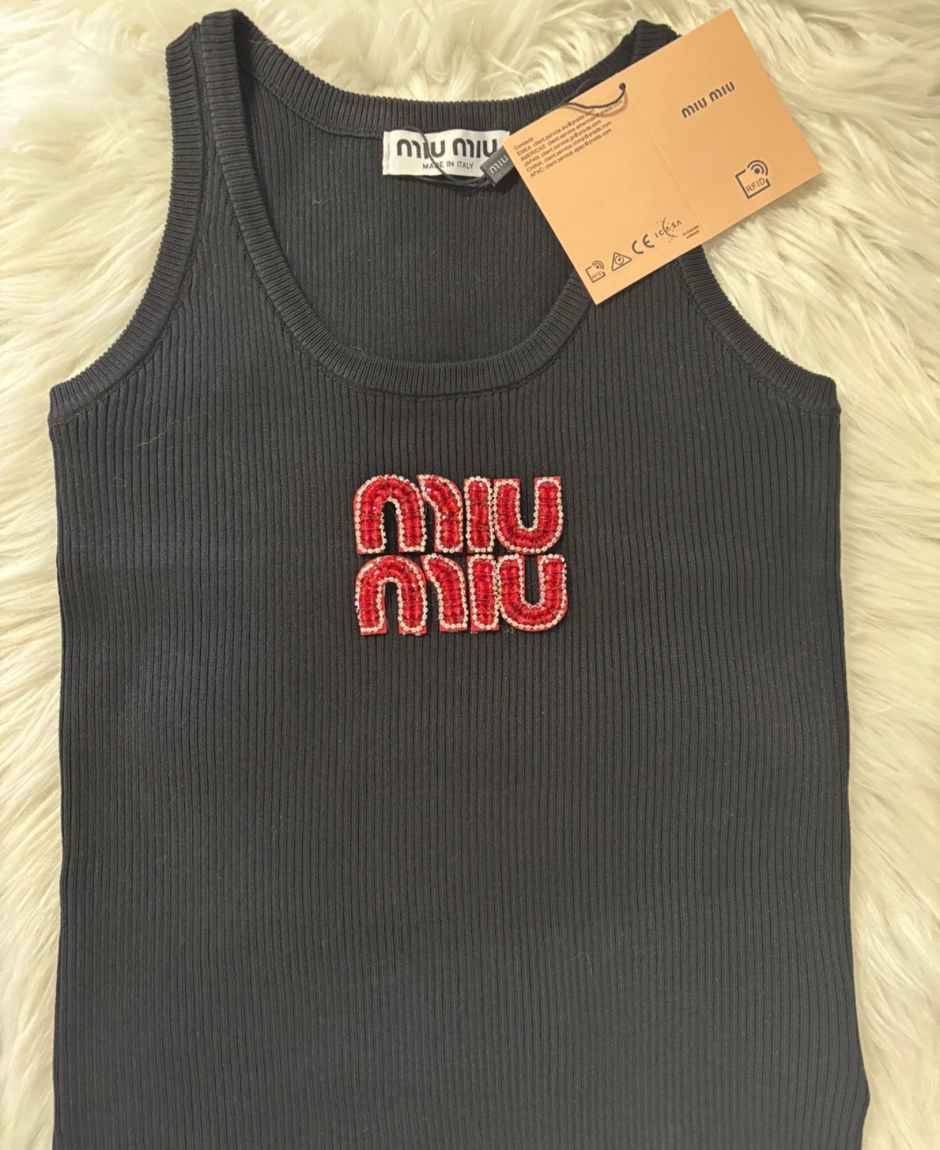 LULU TANK TOP | BLACK & RED