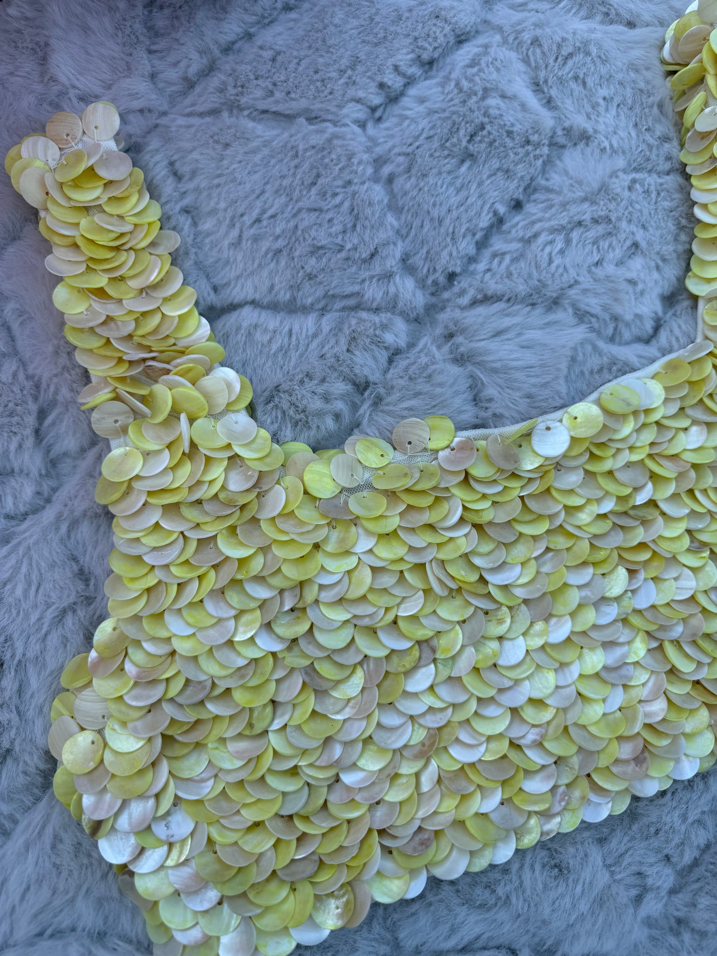 LAYLA CROP TOP | YELLOW & CREAM