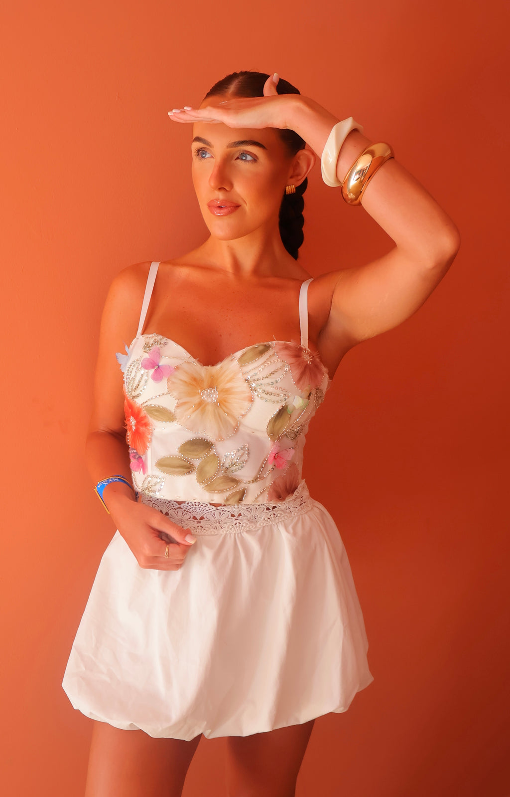 TRUDI CORSET | WHITE
