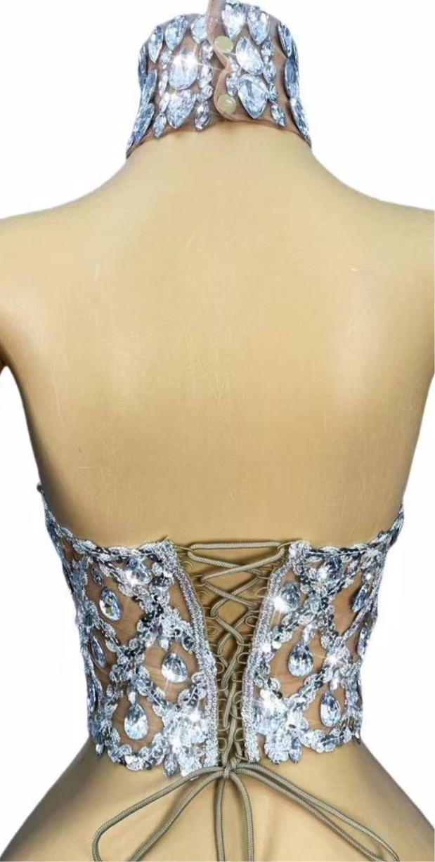 TALLULAH HALTER NECK | SLIVER