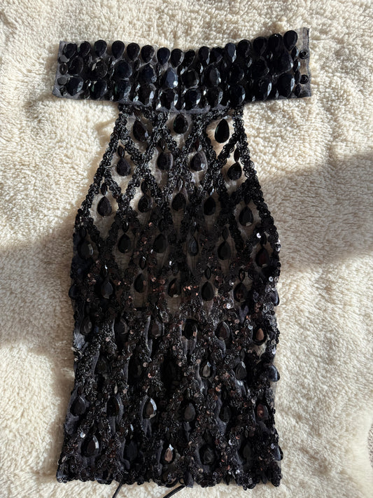 TALLULAH HALTER NECK | BLACK