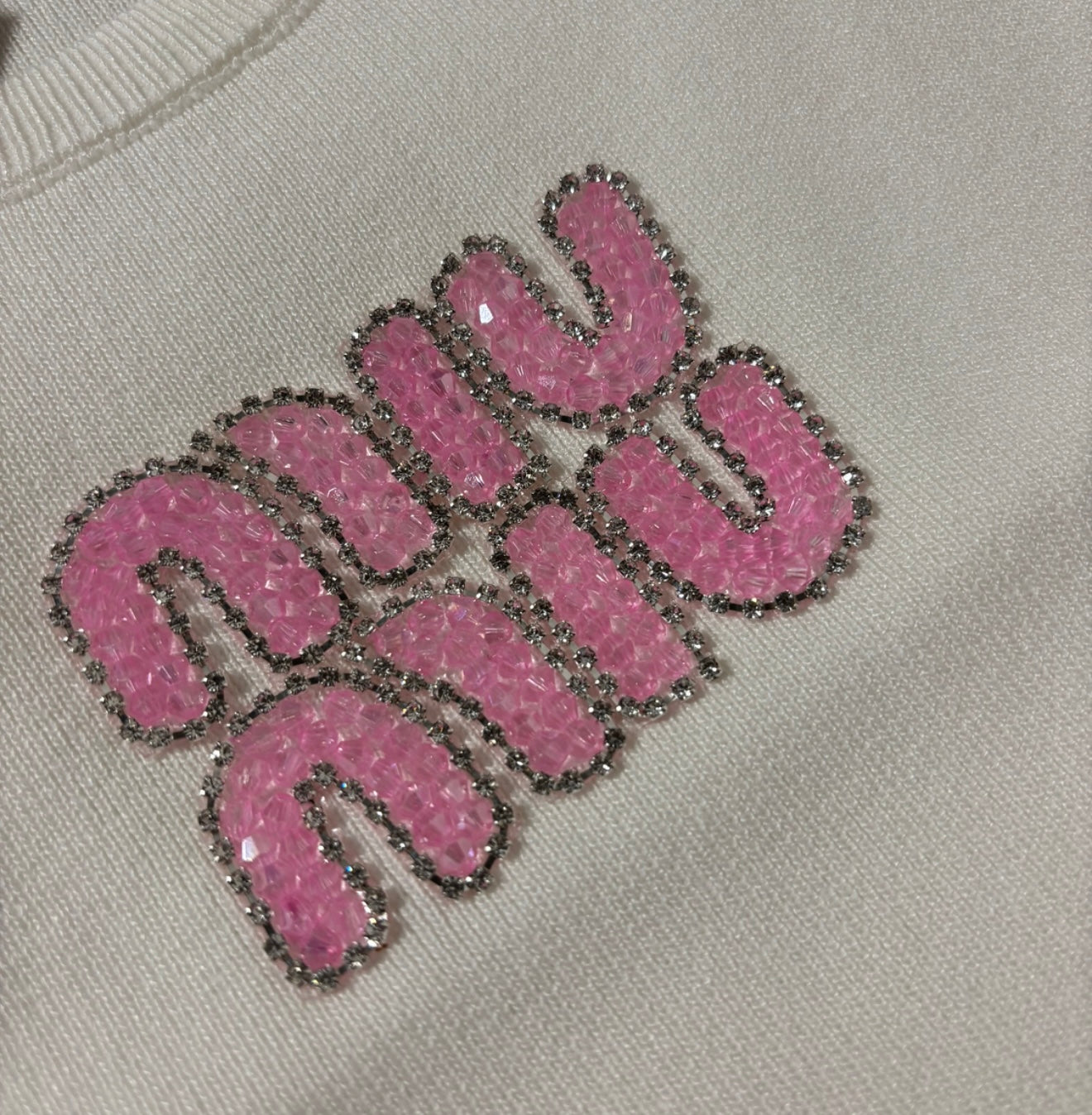 LULU TANK TOP | WHITE & PINK