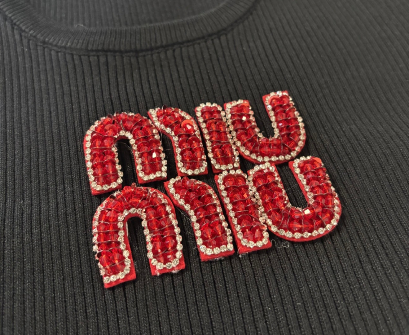 LULU TANK TOP | BLACK & RED